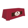 6' Stain Resistant Standard Table Throw (Full-Color Thermal Imprint)